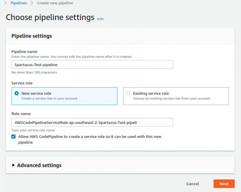 AWS CodePipeline Setup