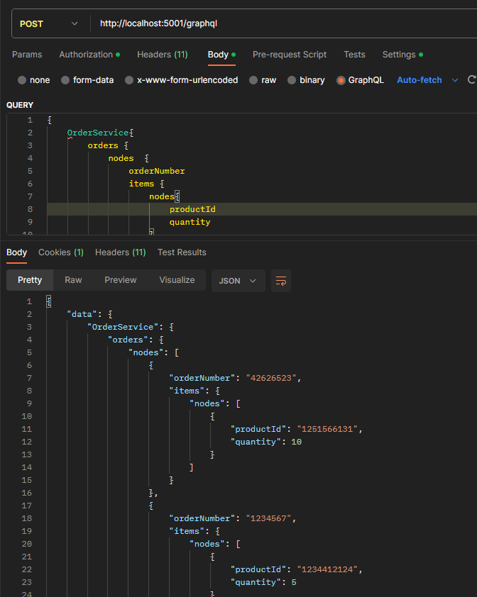 Items it adds in orders