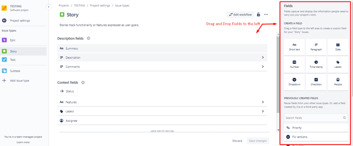 Jira Project Settings