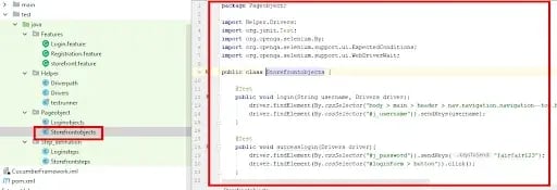 The page object model